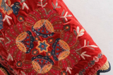 Kezia's Sequinned Embroidered Velvet Waistcoat Vest