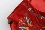 Kezia's Sequinned Embroidered Velvet Waistcoat Vest