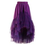 Curious Plaid Ruffle Skirt