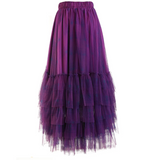 Curious Plaid Ruffle Skirt