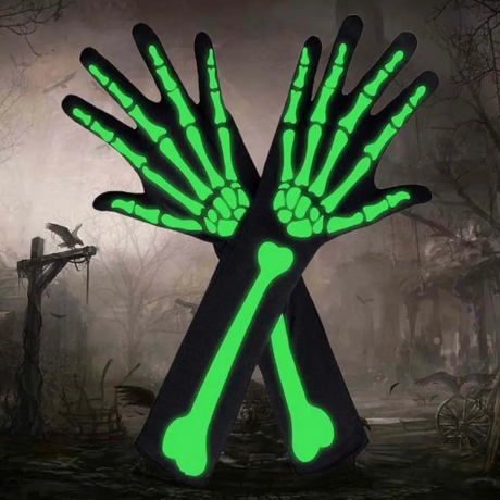 Glow in the Dark Skeleton Gloves and Socks