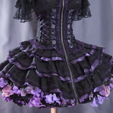 Handmade Flower Bomb Lolita Petticoat Skirt