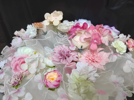 Handmade Flower Bomb Lolita Petticoat Skirt