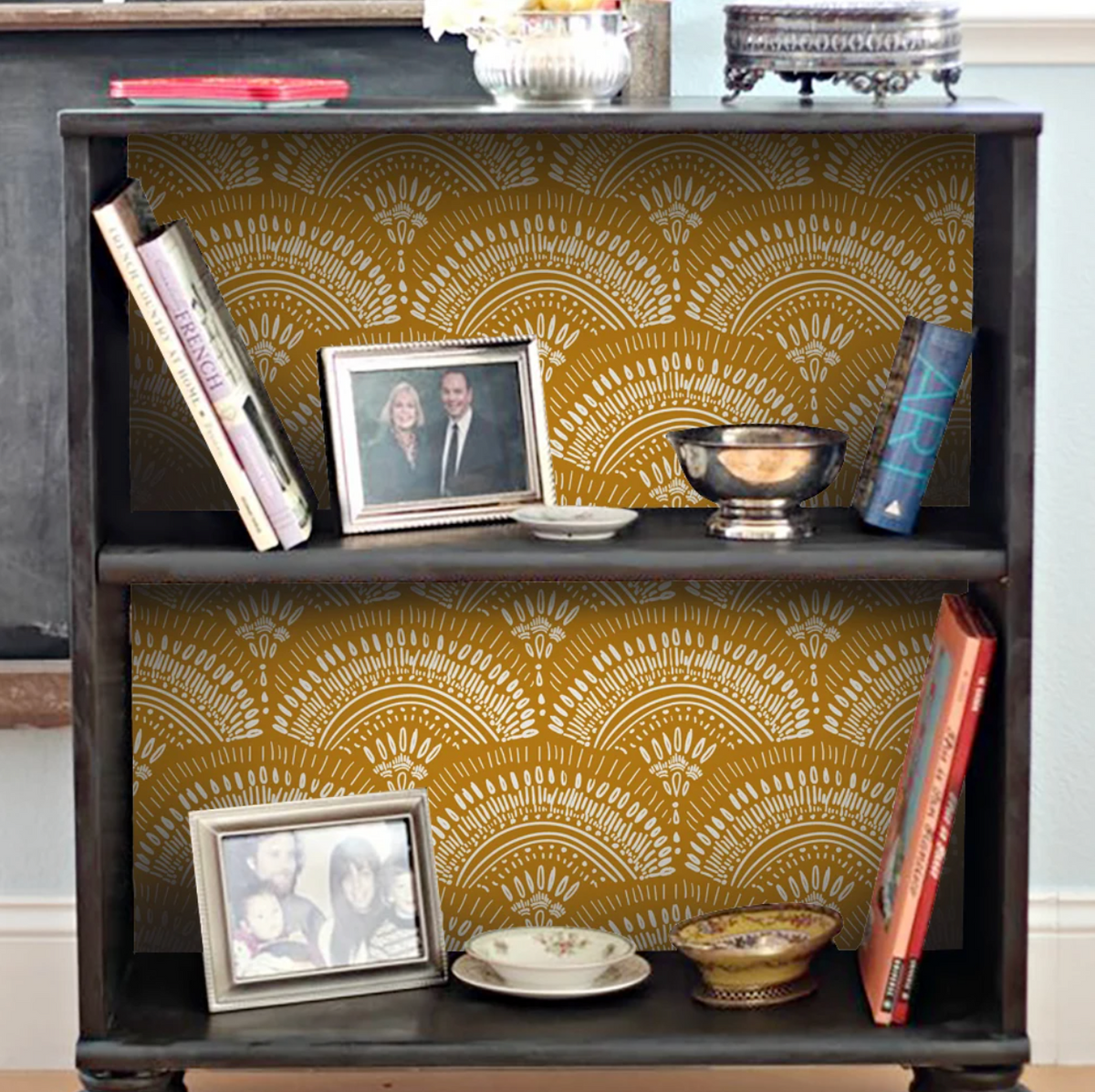 Bohemian Sun Waterproof Wallpaper or Peel and Stick Contact Paper for Furniture Makeovers Home Decor