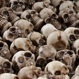 20pcs Mini Skulls Decor Skeleton Heads DIY Halloween Crafts Decoration