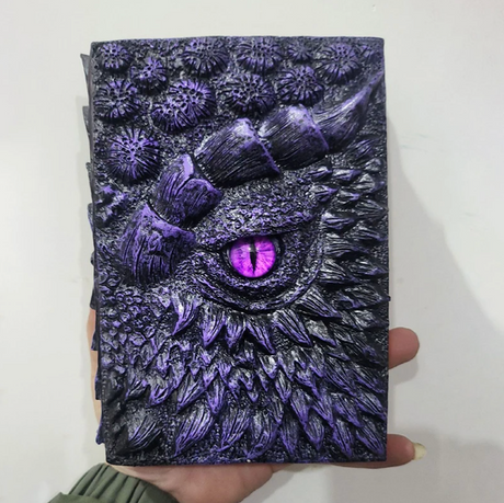 Dragon's Eye Embossed Resin Notebook A5 Journal