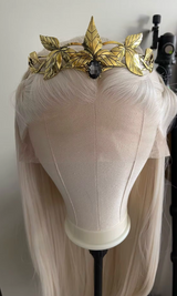 Tsarina Panra's Baroque Silver 7 Crystals Tiara Crown Princess Queen Diadem