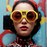 Oversized Futuristic Punk Sunglasses