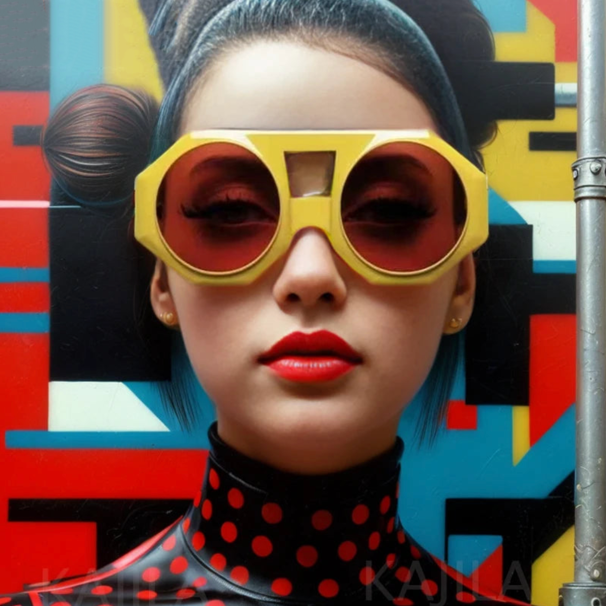 Oversized Futuristic Punk Sunglasses