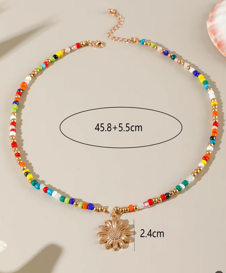 Boho Summer Starfish Shell Bead Necklaces