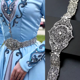 Caucasus Flower Metal Belt Waist Chain