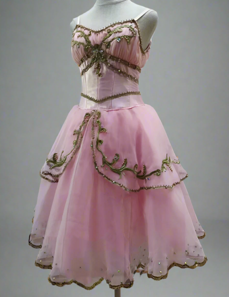Le Réveil de Flore Dawn Goddess High-end Custom Made Professional Ballet Long Tutu Dress Competition Performance