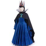 Evil Queen Girls Halloween Cosplay Snow White Costume 2-12Y