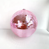 Pink Reflective Disco Mirror Balls