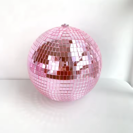 Pink Reflective Disco Mirror Balls