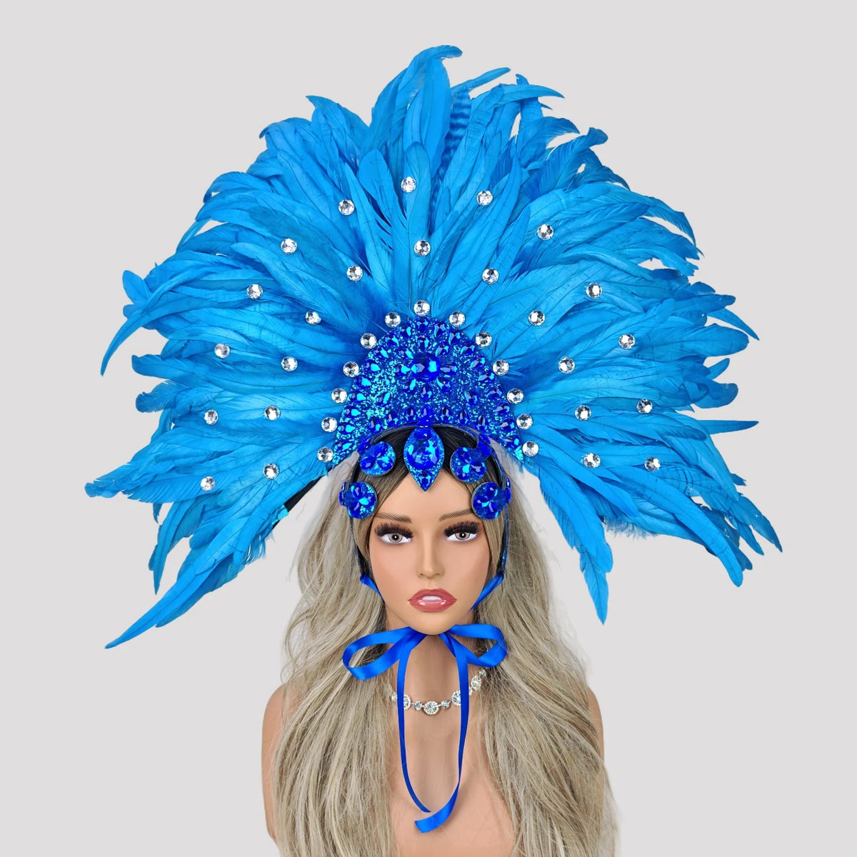Carnival Feather Headdress Festival Costume Accessories