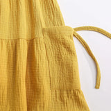 Flower's Cotton Maxi Skirt