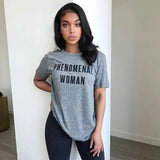 PHENOMENAL WOMAN Cotton T-Shirt