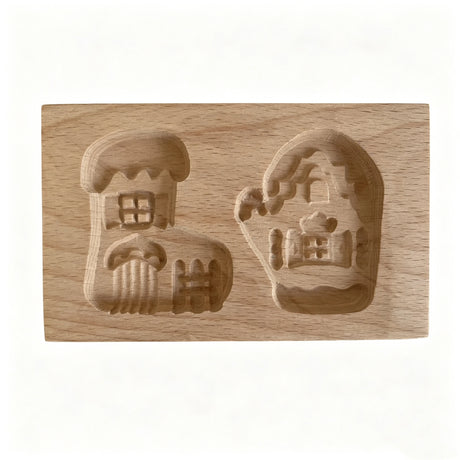 Even More Wooden Cookie Moulds Embossed Biscuit Press Cutter Moulds, Fish, Tiger, Horse, Squirrel, Seasonal