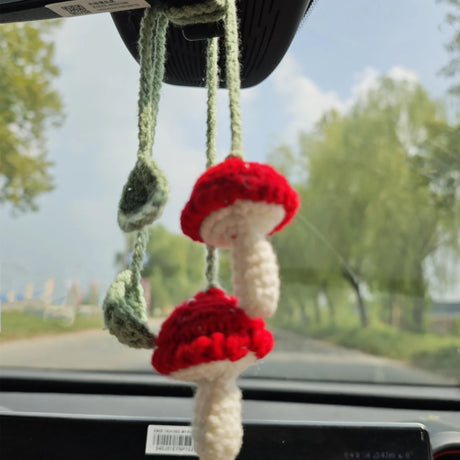 Set of Two Mushroom Sunflower Curtain Tiebacks