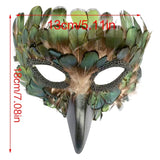 Peacock Mask Masquerade Half Face Mask Carnivale Costume Mask