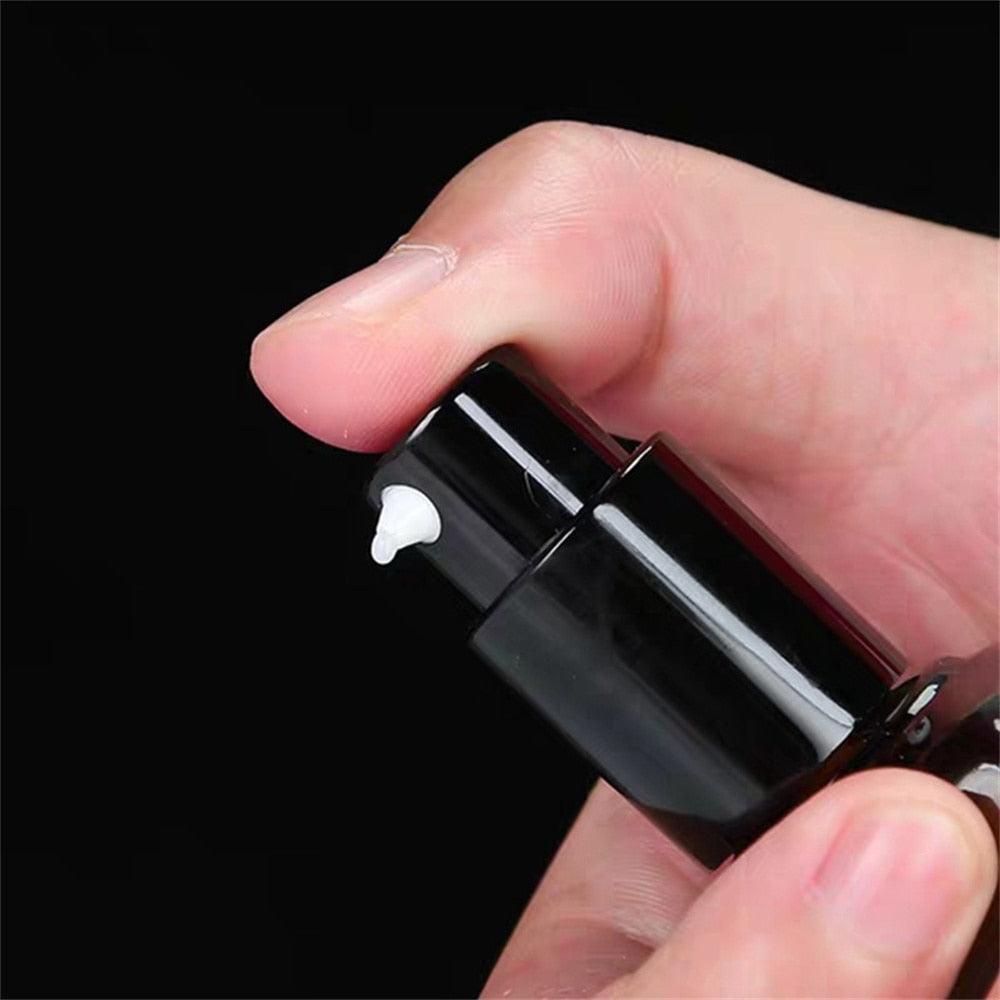 Square Perfume Spray Bottles Refillable Cosmetic Container With Cap