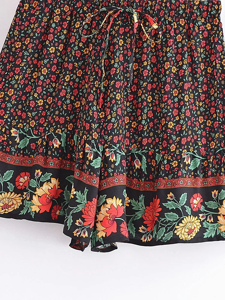 Lizzie's Boho Floral Print Happie Shorts
