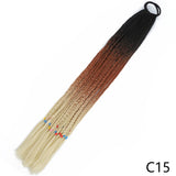 Long Braided Ponytail Hair Extensions 60CM