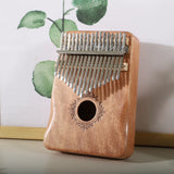 Kalimba Thumb Piano 17 Keys Mahogany Wood Musical Instrument
