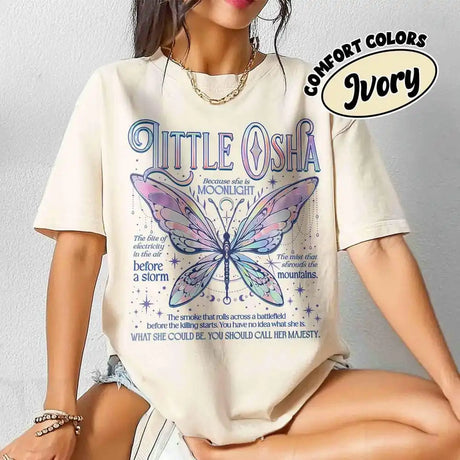 Little Osha Butterfly T-Shirt Quicksilver Book Lovers Tee