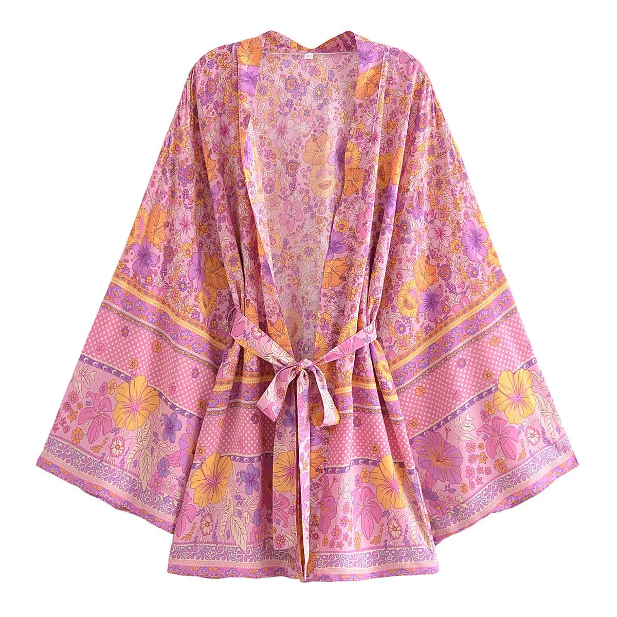 Boho Cover Ups Short Kimono