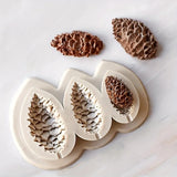 Pine Cone Silicone Mould Resin Chocolate Cupcake Fondant Cake Decorating DIY Craft Tools