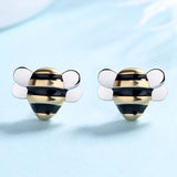 Handmade Bitty Bees Jewellery 925 Sterling Silver Necklace Earrings