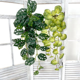 90cm Tropical Large Artificial Hanging Plants Vines Fake Hanging Plants