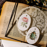 2 Sheet RUB ON Fairy Stickers Junk Journal Craft Transfer Rose Butterfly Stickers DIY Scrapbooking Craft Stickers