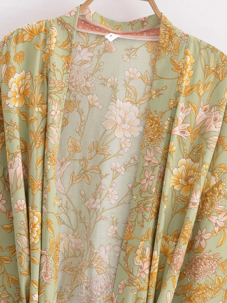 Mari's Boho Cover Up Short Kimono