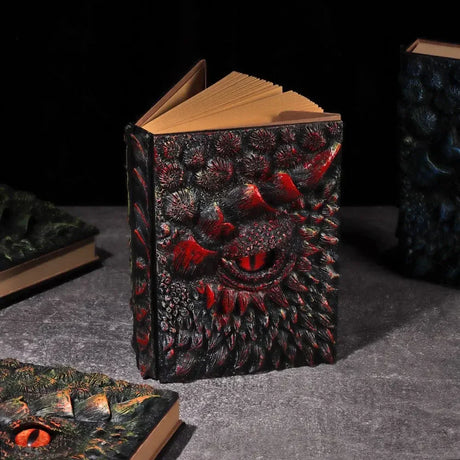 Dragon's Eye Embossed Resin Notebook A5 Journal