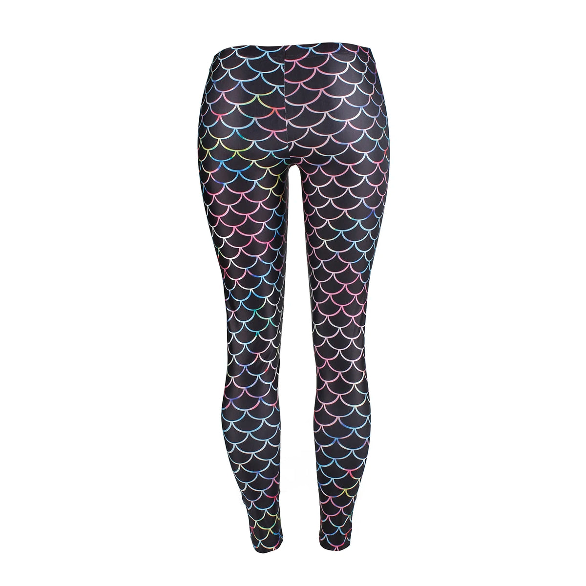 Mermaid Printed Long Sleeve Swimwear Set Surfing Swimsuit Rash Guards and Leggings