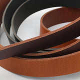 3.5mm Thick Tanned Leather Belt Strips Genuine Leather DIY Craft