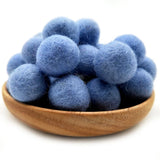 FIFTY 2cm Wool Felt Balls 100% Wool DIY Handmade Craft Supplies