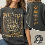 Oscura Clan T-Shirt Unisex Cotton Tee A Morte E Ritorno Zodiac Academy