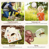 9PCS Outdoor Nature Exploration Kit Kids Insect Observation Box Bug Viewer Catcher Set Educational Toys