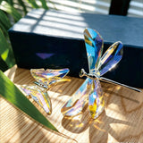 Rainbow Prism Butterfly & Dragonfly Figurine Glass Decor