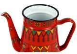 1.5L Enamel Coffee Pot Gooseneck Spout Stovetop Tea Kettle