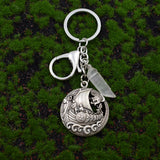 Celtic Viking Dragon Boat Keyring