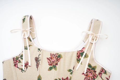 Maiden Fiora's Vintage Floral Overbust Corsets