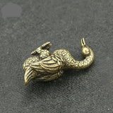 Copper Duck Figurine Tea Pets