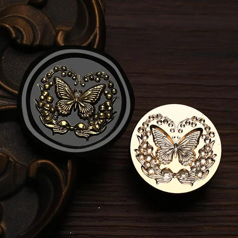 Insect Shaped Wax Seal Stamps Copper Head Embossed Sealing Stamp For DIY Cards Scrapbooking Wedding Invitation Decor ﻿