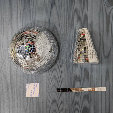 Retro Disco Mushroom Shape Mirror Ball Home Decorations