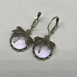 Delightful Dragonfly Drop Earrings